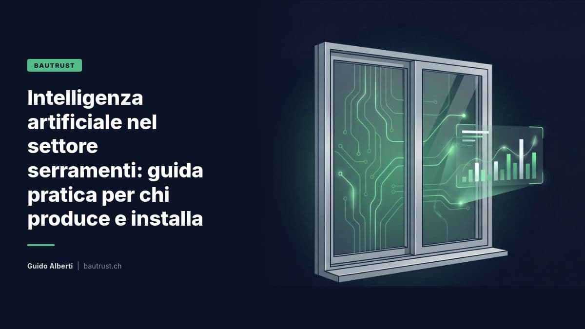 Intelligenza artificiale nei serramenti: guida pratica