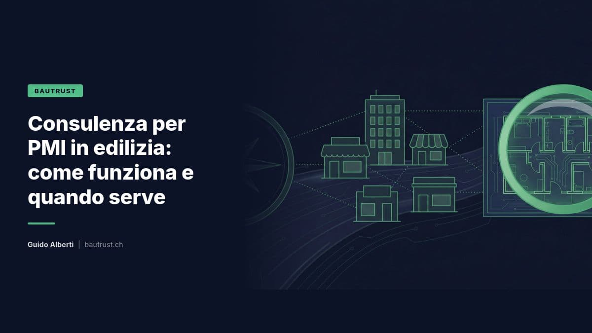 Consulenza per PMI in edilizia: come funziona e quando serve