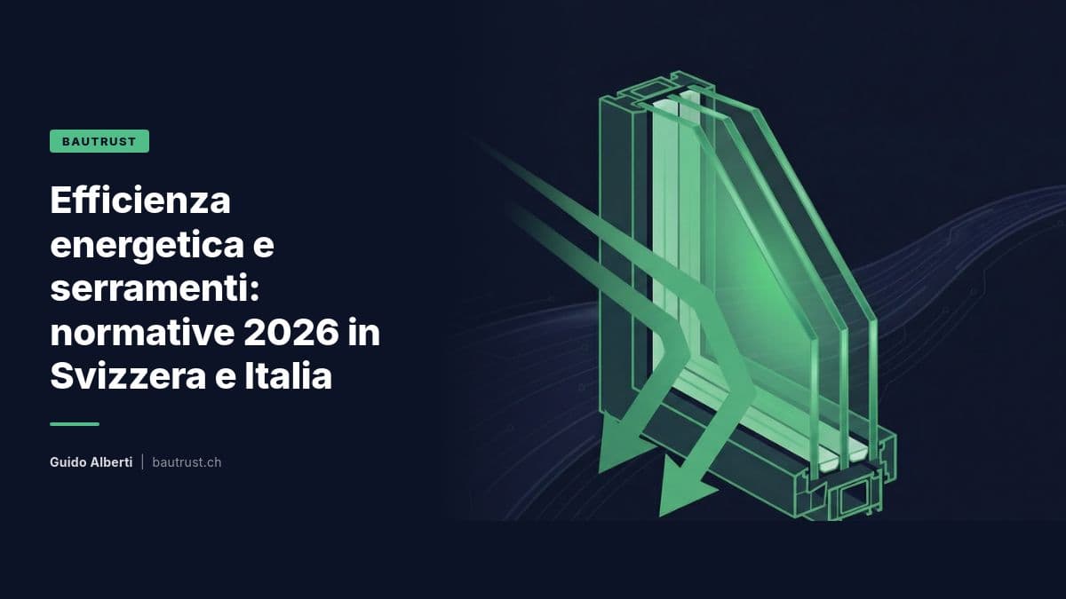 Efficienza energetica e serramenti: le normative 2026