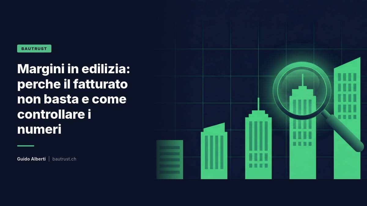 Margini in edilizia: perché il fatturato non basta