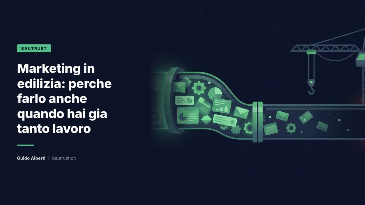 Marketing in edilizia: perché farlo anche quando hai già tanto lavoro